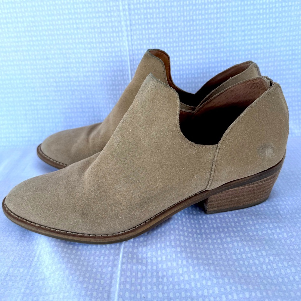 Lucky Brand Suede Ankle Boots